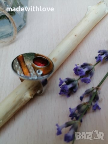 Пръстен с регулируем размер, снимка 2 - Пръстени - 43244495