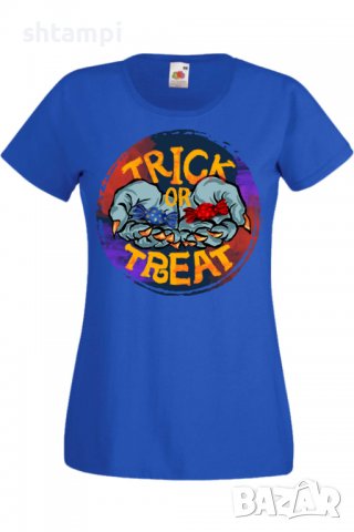 Дамска тениска Halloween 05,Halloween,Хелоуин,Празник,Забавление,Изненада,Обичаи,, снимка 4 - Тениски - 38146523