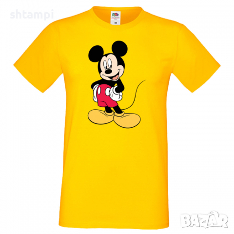 Мъжка тениска Mickey Mouse 8 Подарък,Изненада,Рожден ден, снимка 10 - Тениски - 36576516