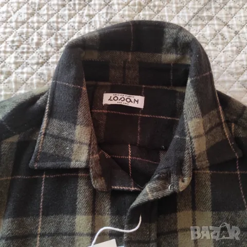 Карирана зимна мъжка риза LOSAN, снимка 4 - Ризи - 47904308