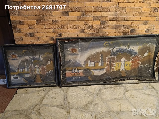 Много стари рисувани картини , снимка 2 - Картини - 44041884
