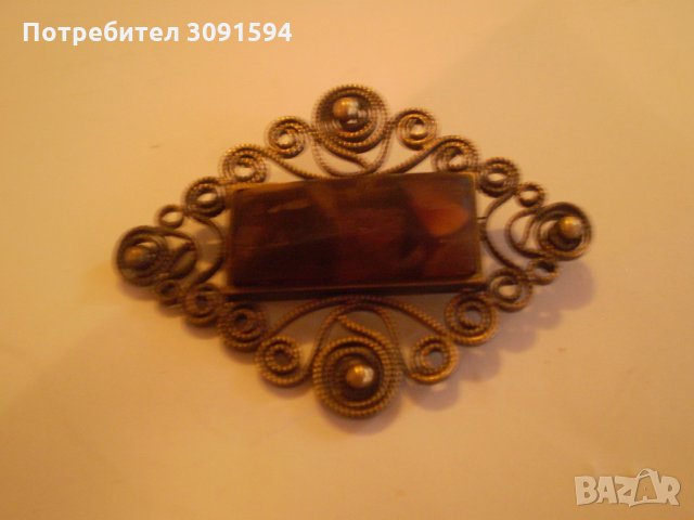 Винтидж Дамска Брошка , снимка 4 - Антикварни и старинни предмети - 35092822