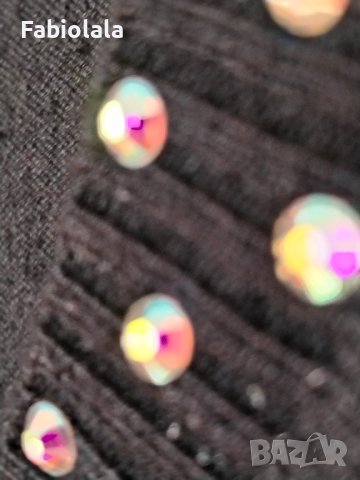 Рокля от трико YAYA с блясък S, снимка 4 - Рокли - 44064384