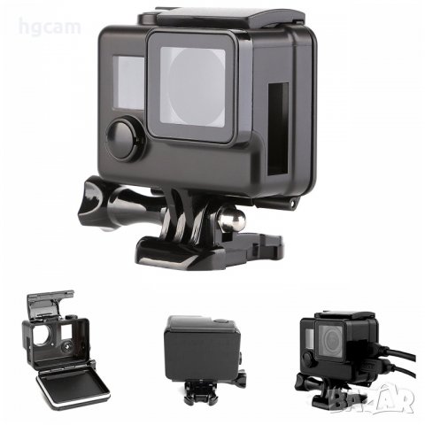 Защитен корпус Black Series отворен тип/sceleton за GoPro Hero 3/3+/4, снимка 5 - Камери - 26863417