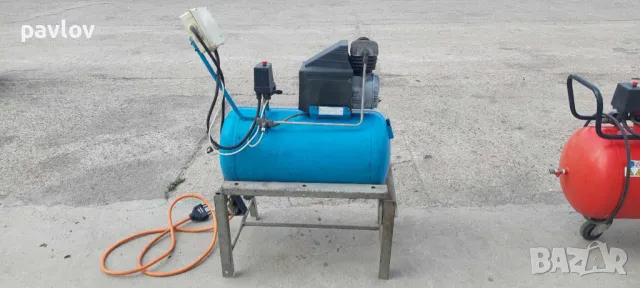 компресор HELA 60л., снимка 2 - Компресори - 47645858