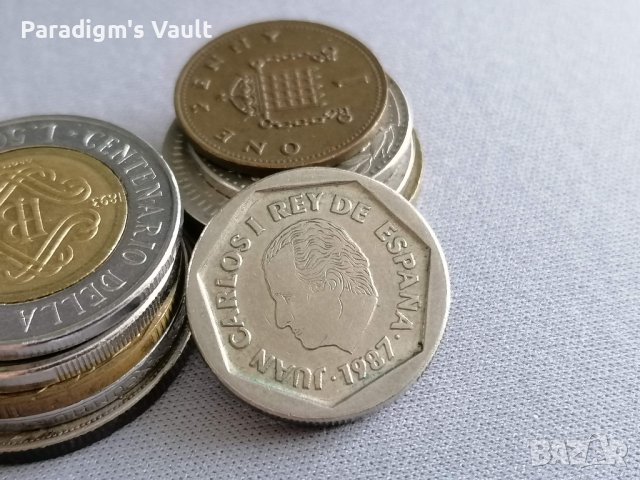 Монета - Испания - 200 песети | 1987г., снимка 2 - Нумизматика и бонистика - 43058154