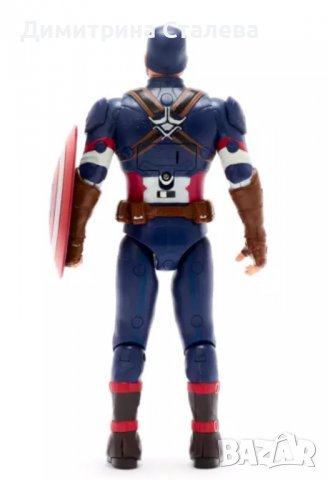 Captain America говореща фигура, снимка 4 - Фигурки - 38303714