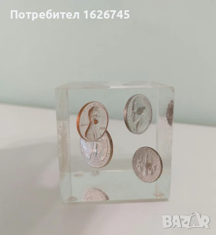 Преспапие САЩ центове, снимка 4 - Нумизматика и бонистика - 51398877