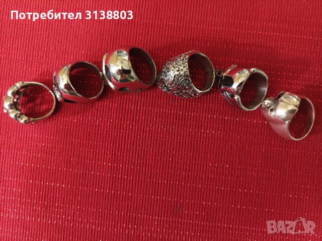 Пръстени с череп, снимка 4 - Пръстени - 36769851