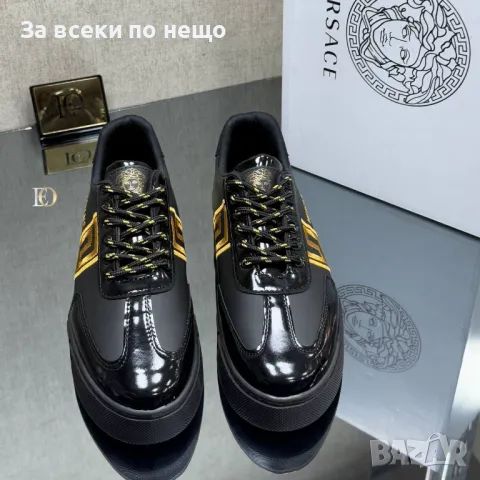 Versace Мъжки Маратонки👟Мъжки Спортни Обувки Версаче - 2 Налични Цвята Код D1851, снимка 3 - Маратонки - 49149005