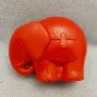 Стара Соц Българска Пластмасова Играчка Касичка Слон, снимка 3