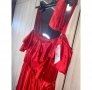 Красива,червена маркова рокля, снимка 5