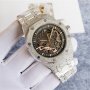 Мъжки часовник Audemars Piguet Royal Oak Iced Out с автоматичен механизъм, снимка 4