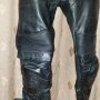 Motorcycle Collection PROBIKER 52 Черен моторджийски панталон от естествена кожа / рокер /, снимка 9