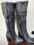 Нови ефектни ботуши в графит,36 номер, снимка 7
