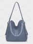Елегантна дамска кожена чанта-раница 2 в 1, 3цвята - 024, снимка 4