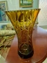 Прекрасна антикварна колекционерска кристална ваза Бохемия Bochemia , снимка 7