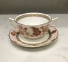 Английски костен порцелан на Wedgwood - Golden Cockerel, снимка 2