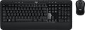 Logitech ADVANCED Combo toetsenbord RF Draadloos QWERTZ – Черен, снимка 1 - Клавиатури и мишки - 43568897