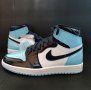 Nike Air Jordan 1 Retro High Metalic Blue Chill Snow Нови Мъжки и Дамски Унисекс Обувки Кецове 42 , снимка 1 - Кецове - 38726110