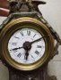 Много стар антикварен каминен часовник ,порцеланов циферблат ,нужна му е профилактика ,сверяването с, снимка 3