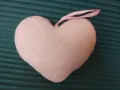 Плюшено СЪРЦЕ с надпис LOVE  и Котенце, снимка 2