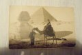 Стара картичка, снимка от Сфинкса и Пирамидите 1922г., снимка 3