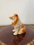 Порцеланова фигура на куче - КОЛЛИ. №2511 , снимка 1 - Колекции - 37293281