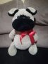 Плетено куче-Мопс, снимка 1 - Плюшени играчки - 43491051