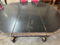 Антикварна маса със шест стола с красива дърворезба , снимка 8