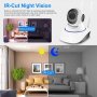 Умна въртяща се HD Robocam безжична IP WiFi Camera бебефон охранителна, снимка 8