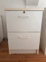 Бяло шкафче с две чекмеджета - 53х46х74 см, снимка 2