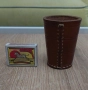 чашка кожена за зарове за ценители , снимка 5