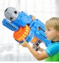 Голям детски ръчен пистолет с меки куршуми стрели