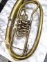 Bb Baritone instrumentenfabrik Christian Reiner - баритон, басфлигорна made in Germany, снимка 3