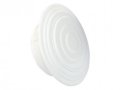 Розетка за комин от поцинкована ламарина 0,5мм с пластифицирано бяло покритие RAL 9002 Размер: Ф 130, снимка 1