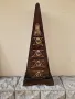 Чудесно антикварно дървено шкафче тип пирамида- 4 чекмеджета , снимка 2