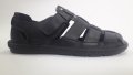мъжка обувка-сандал модел 1259 в черно