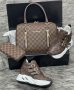 Дамска чанта портфейл и кецове Louis Vuitton код 109