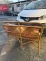 Двоен ратанов стол , снимка 5