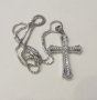 Колие с кръст , снимка 1 - Колиета, медальони, синджири - 43877021