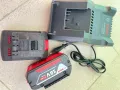 Зарядно и два броя батерии BOSCH 18V 4.0 AH, снимка 3