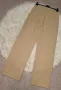 СТРАХОТНИ бежови дънки с висока талия и широк крачол , снимка 3