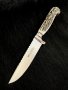 Класически немски (баварски) ловен нож с трион (Niker)., снимка 1