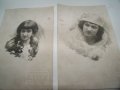 Две стари пощенски картички портрети от 1917г. Прага, снимка 2
