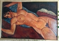 Картина репродукция Amedeo Modigliani,"Reclining Nude", снимка 1