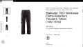 BLAKLADER 1561 Workwear Flame Retardant Trousers размер 48 / M работен панталон W4-325, снимка 2