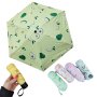 4451 Малък сгъваем чадър в калъф Плодове, с UV защита, противоветрен, снимка 1 - Други - 44127309