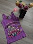 НОВА колекция лилав потник с камъни на Betty Boop на намаление, снимка 1