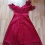 Официална рокля бордо, снимка 11